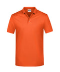 James & Nicholson Herren Basic Polo orange