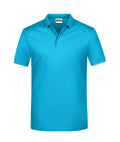 James & Nicholson Herren Basic Polo turquoise