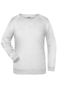 James & Nicholson Damen Basic Sweatshirt ash