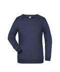 James & Nicholson Damen Basic Sweatshirt navy
