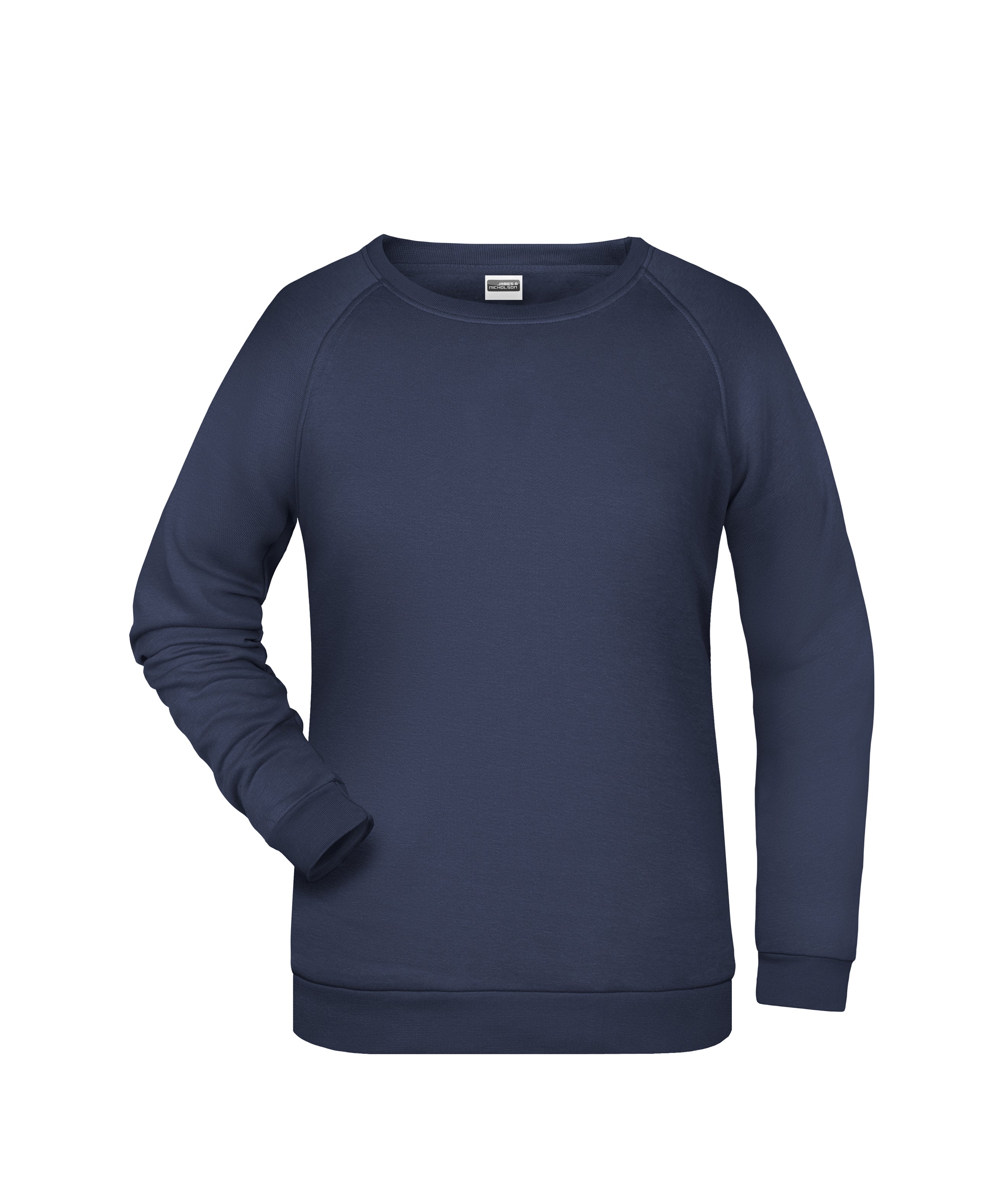 James & Nicholson Damen Basic Sweatshirt navy