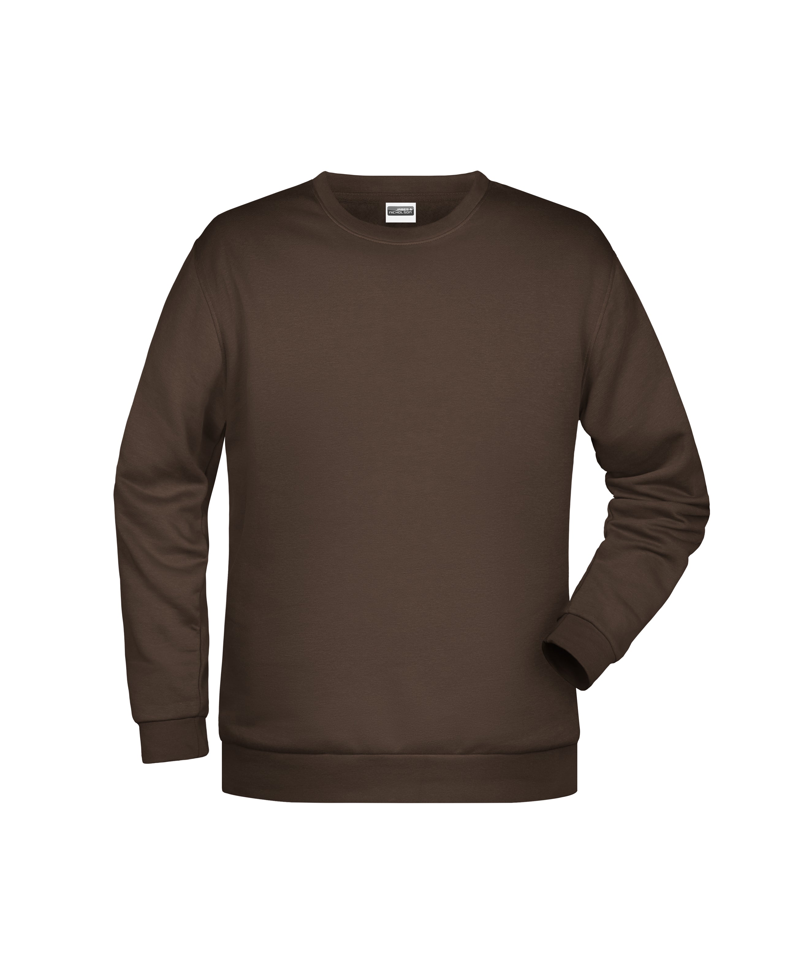 James & Nicholson Herren Basic Sweatshirt brown