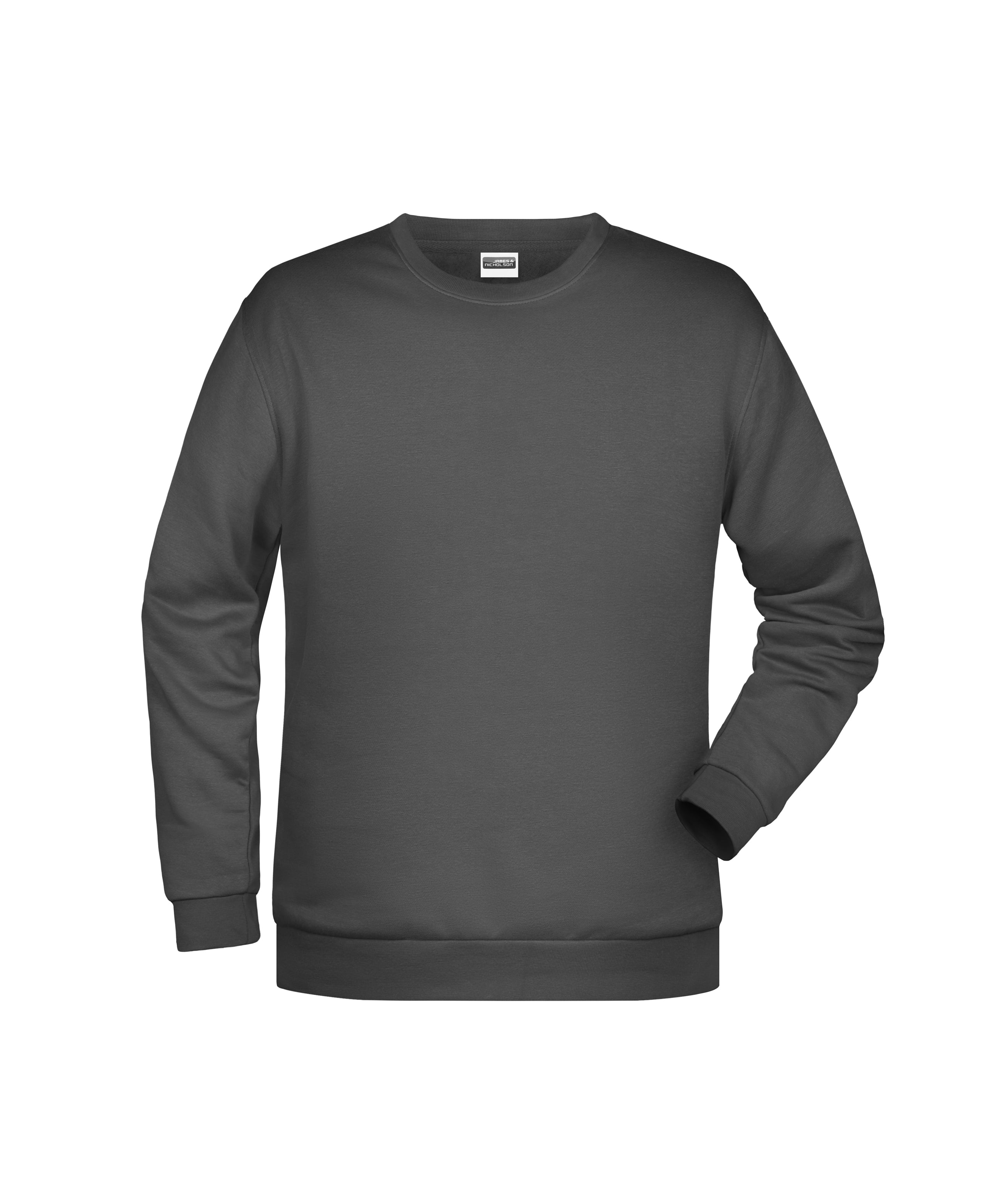 James & Nicholson Herren Basic Sweatshirt graphite
