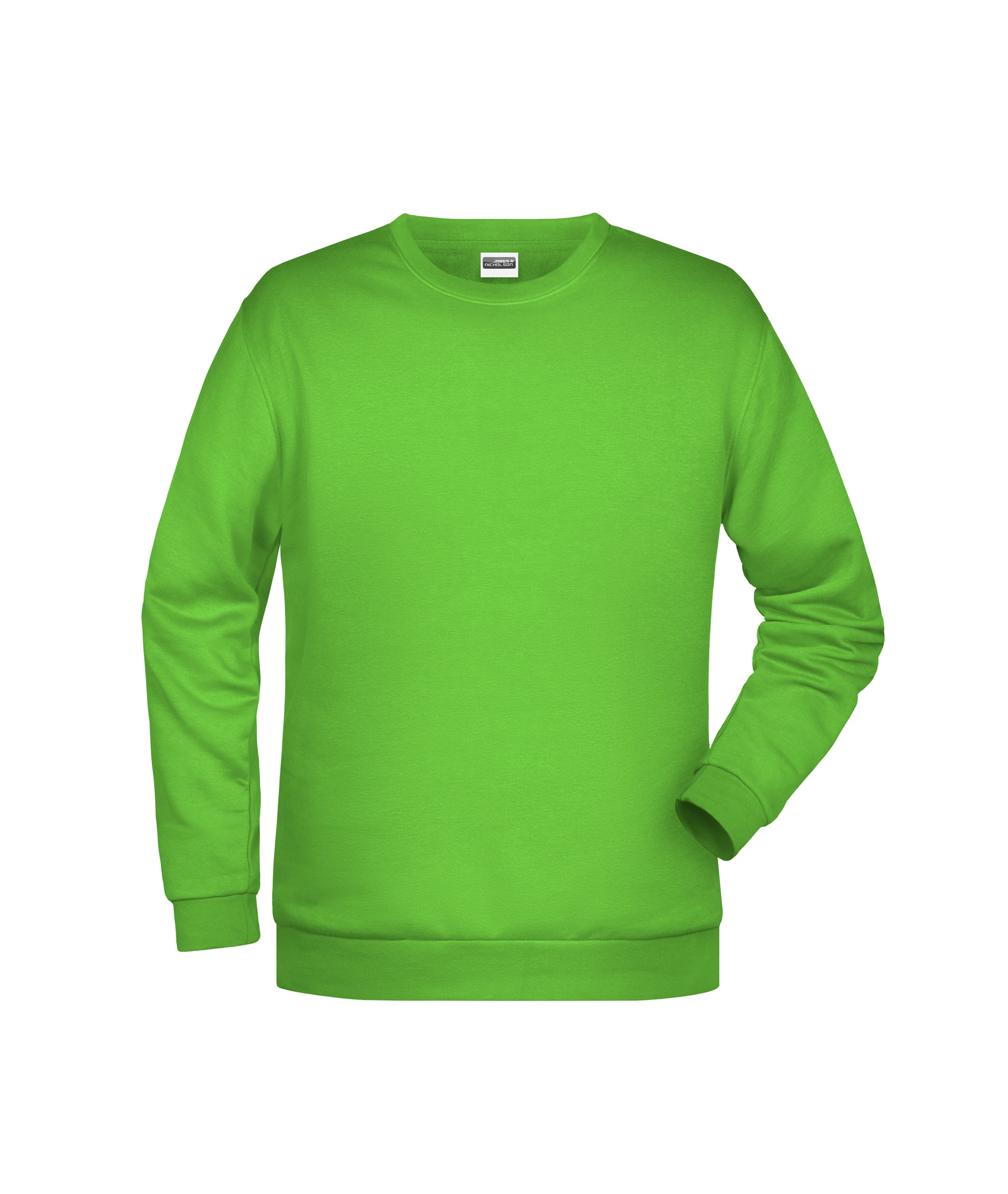 James & Nicholson Herren Basic Sweatshirt lime-green