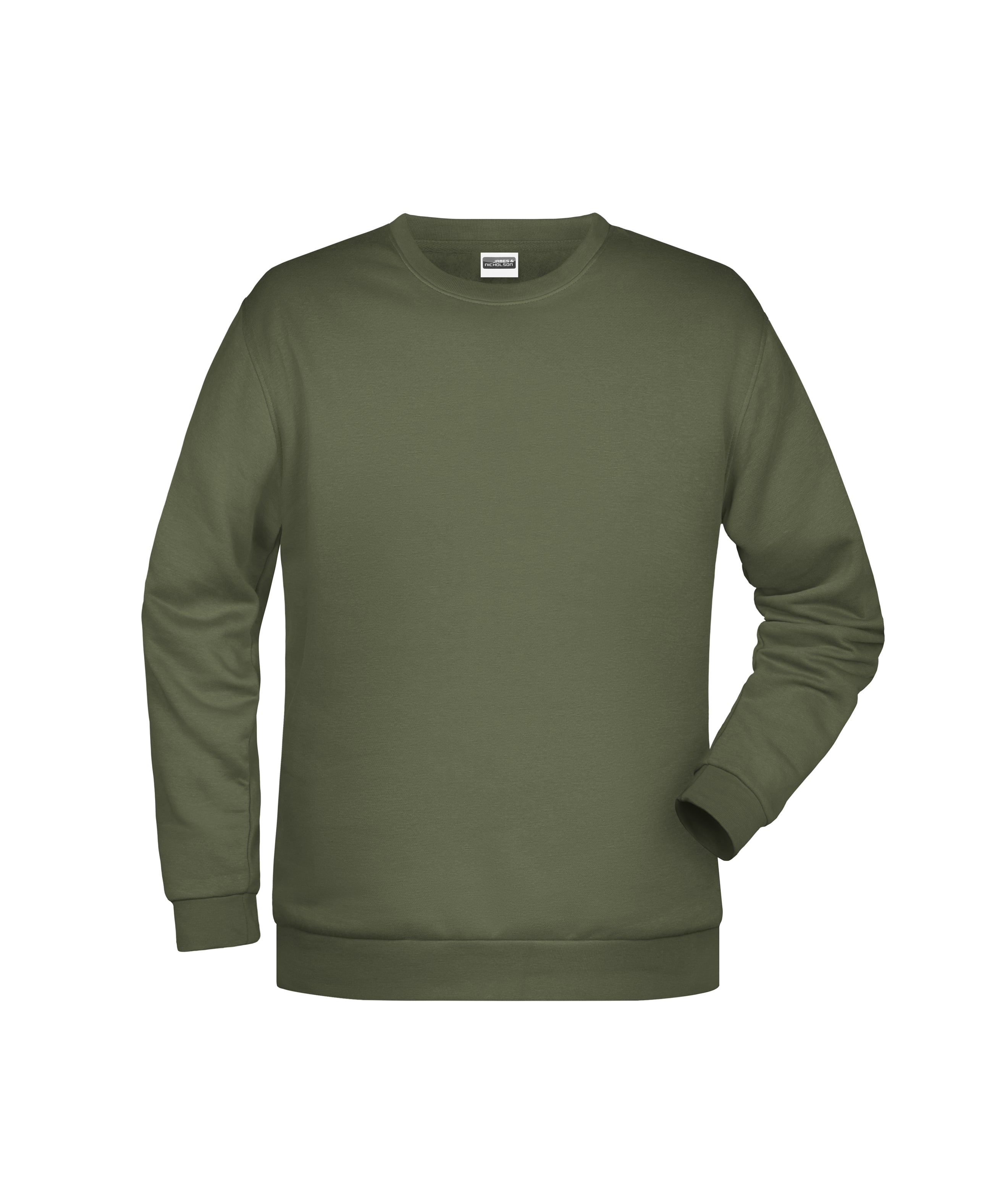 James & Nicholson Herren Basic Sweatshirt olive
