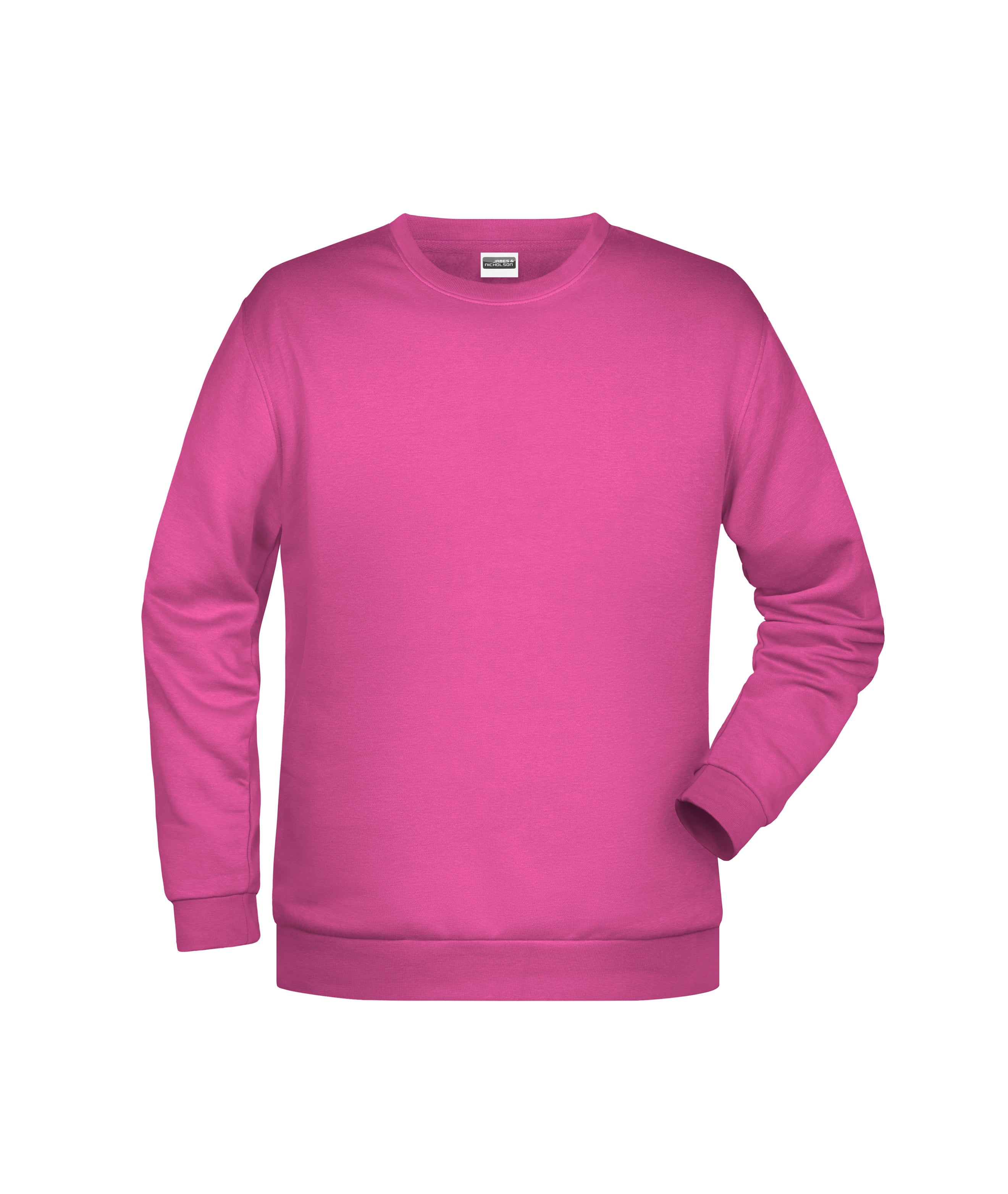 James & Nicholson Herren Basic Sweatshirt pink