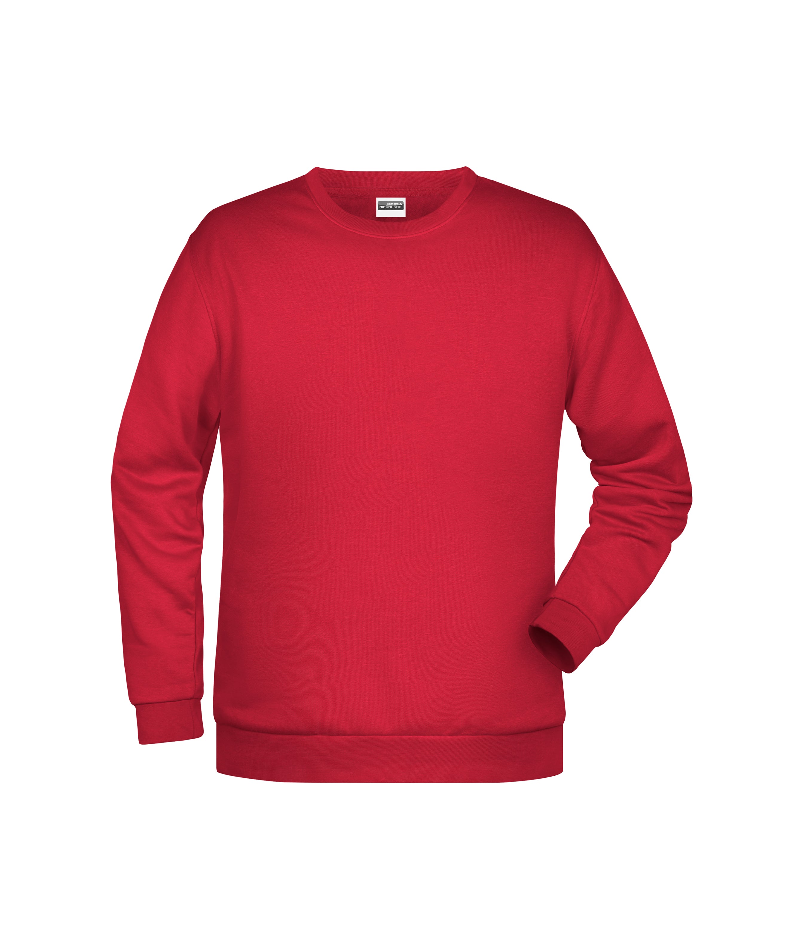 James & Nicholson Herren Basic Sweatshirt red