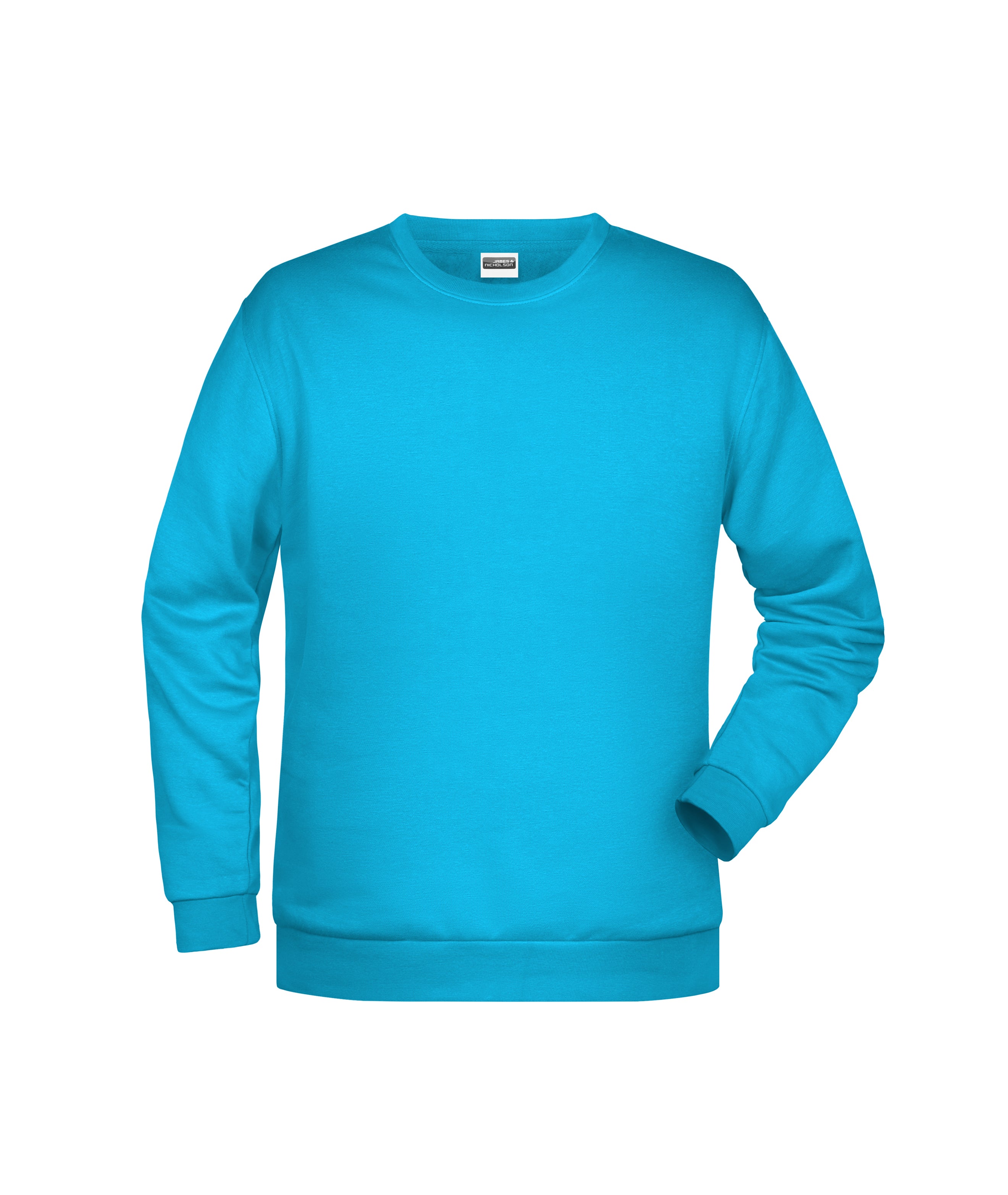 James & Nicholson Herren Basic Sweatshirt turquoise