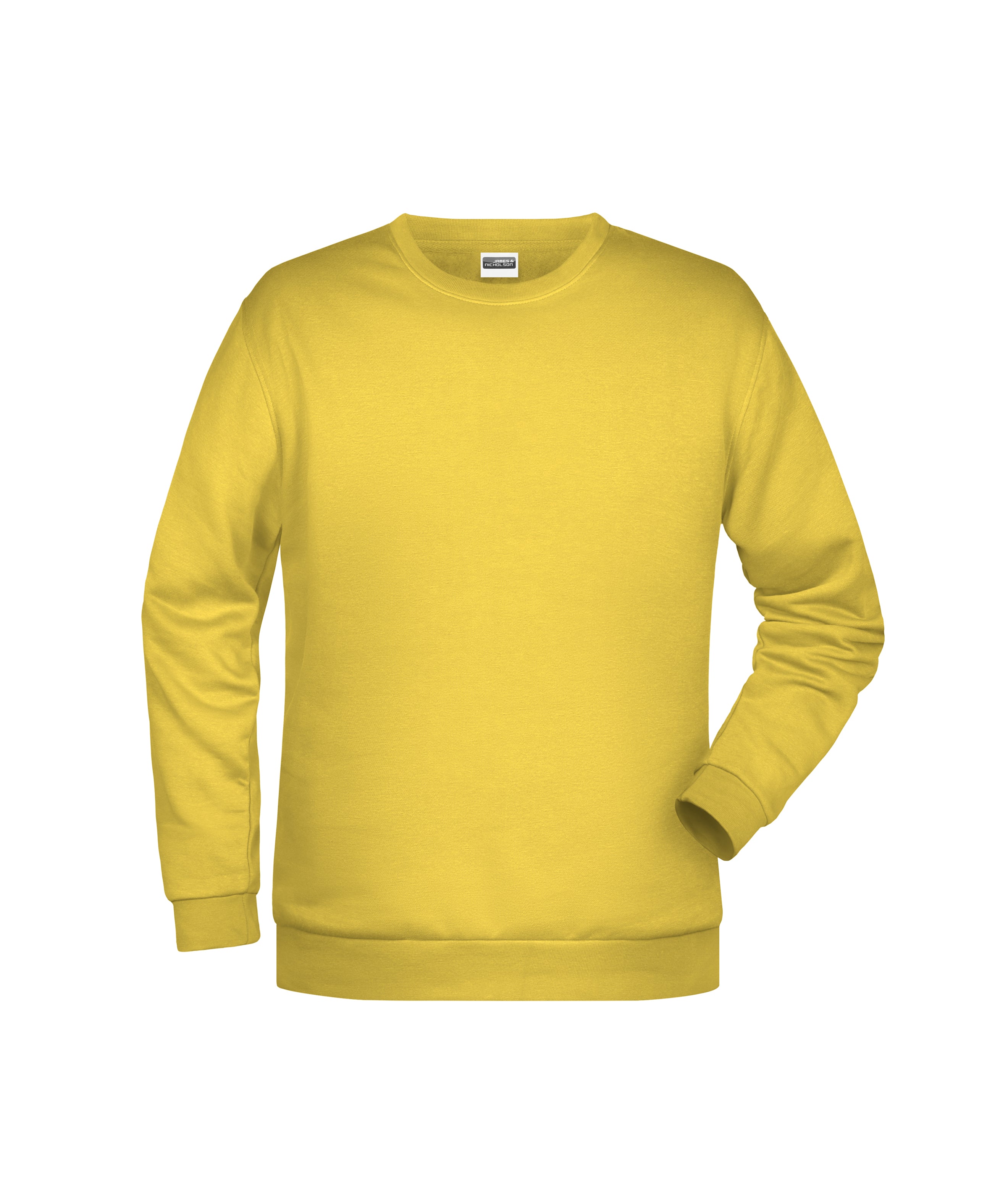 James & Nicholson Herren Basic Sweatshirt yellow