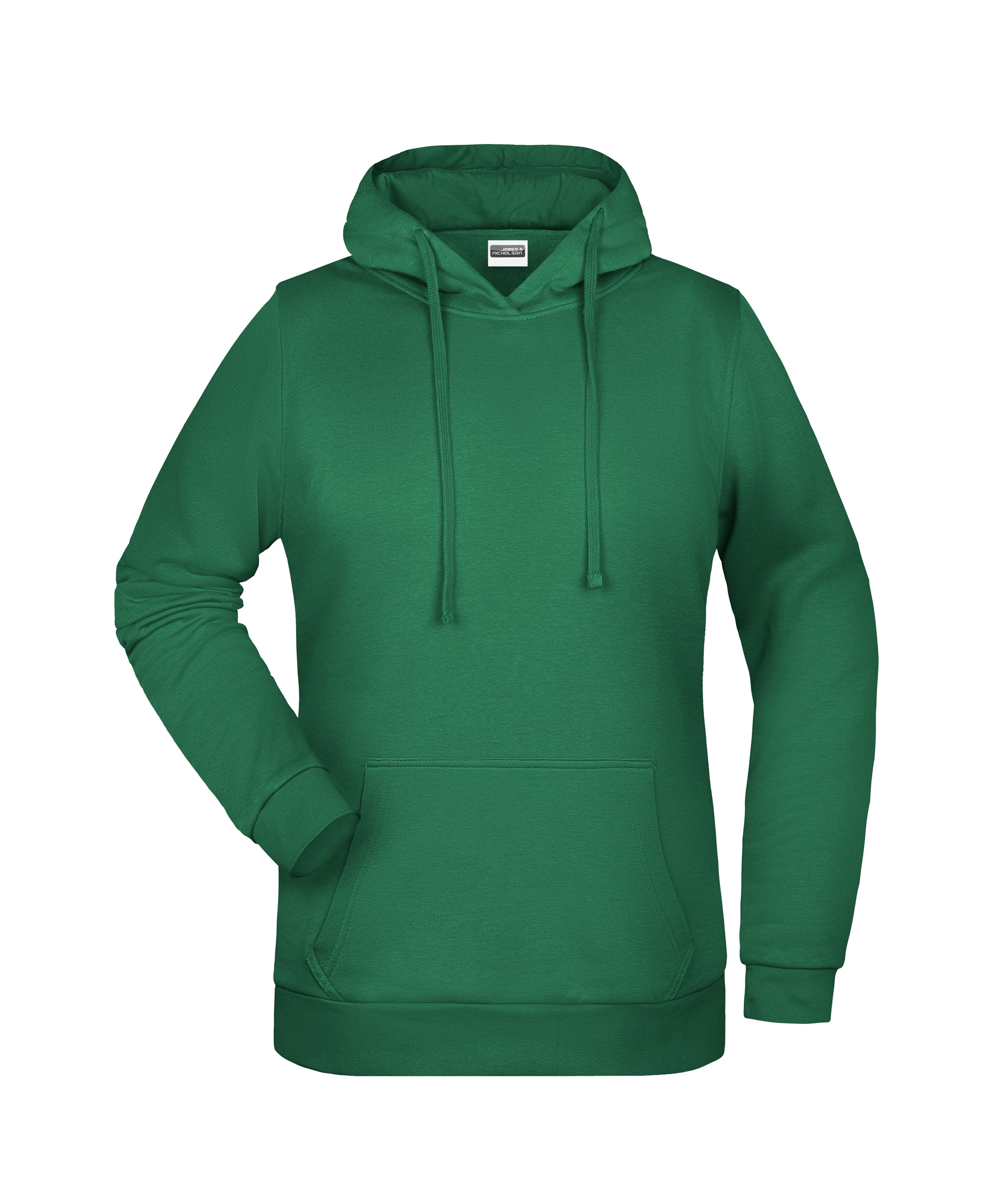 James & Nicholson Damen Kapuzensweatshirt irish-green