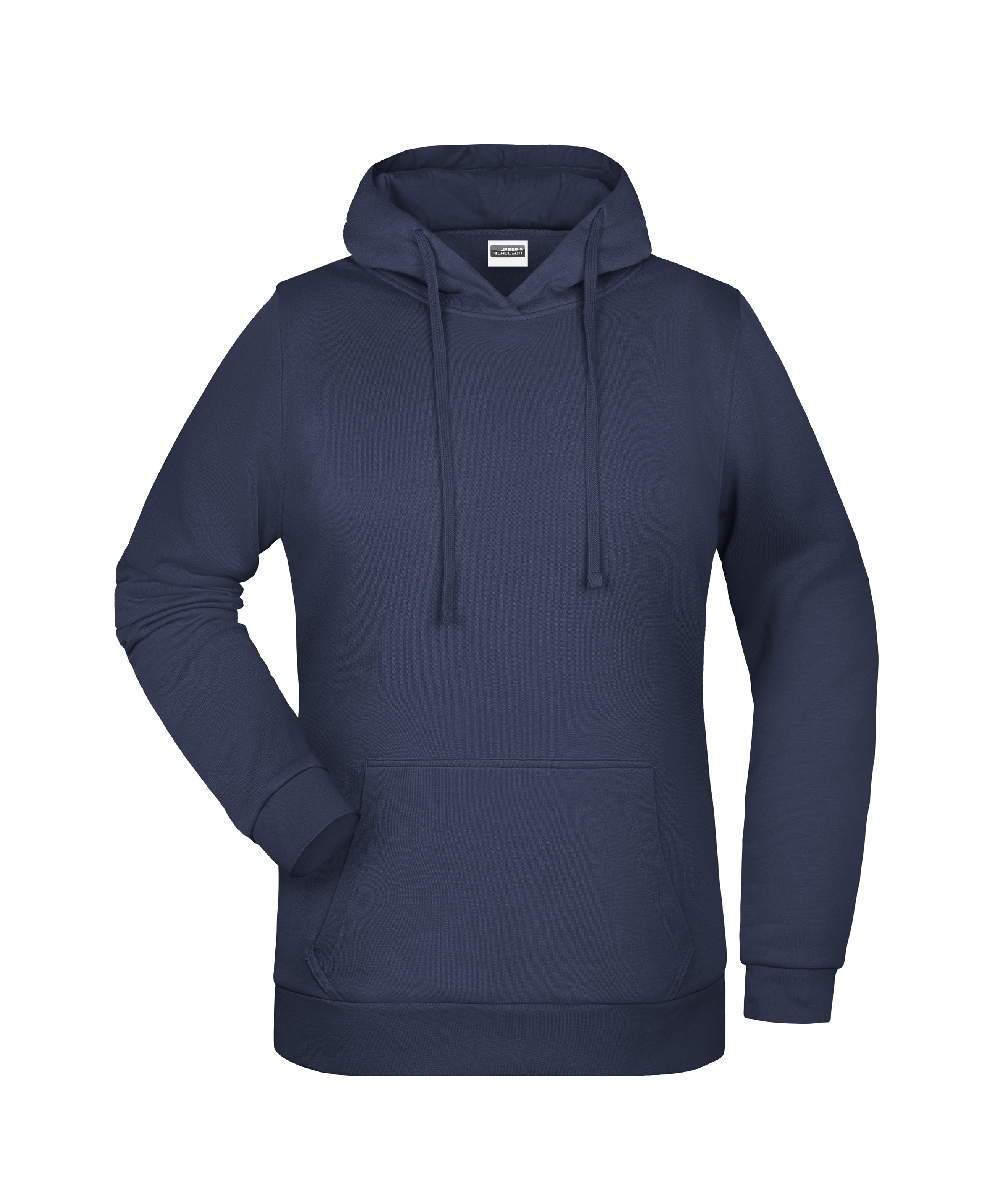 James & Nicholson Damen Kapuzensweatshirt navy