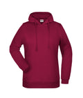 James & Nicholson Damen Kapuzensweatshirt wine