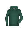 James & Nicholson Kinder Kapuzensweatshirt dark-green