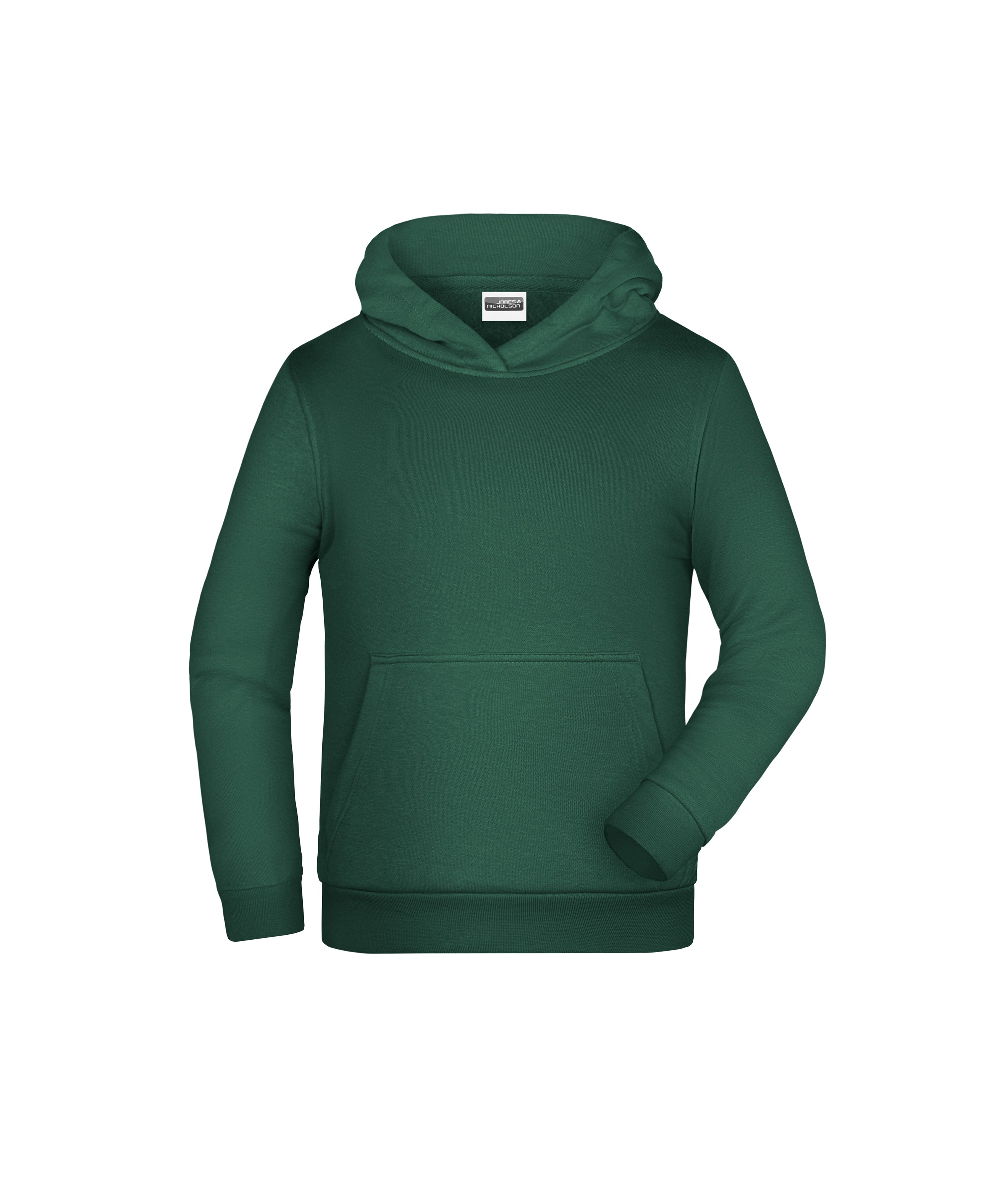 James & Nicholson Kinder Kapuzensweatshirt dark-green