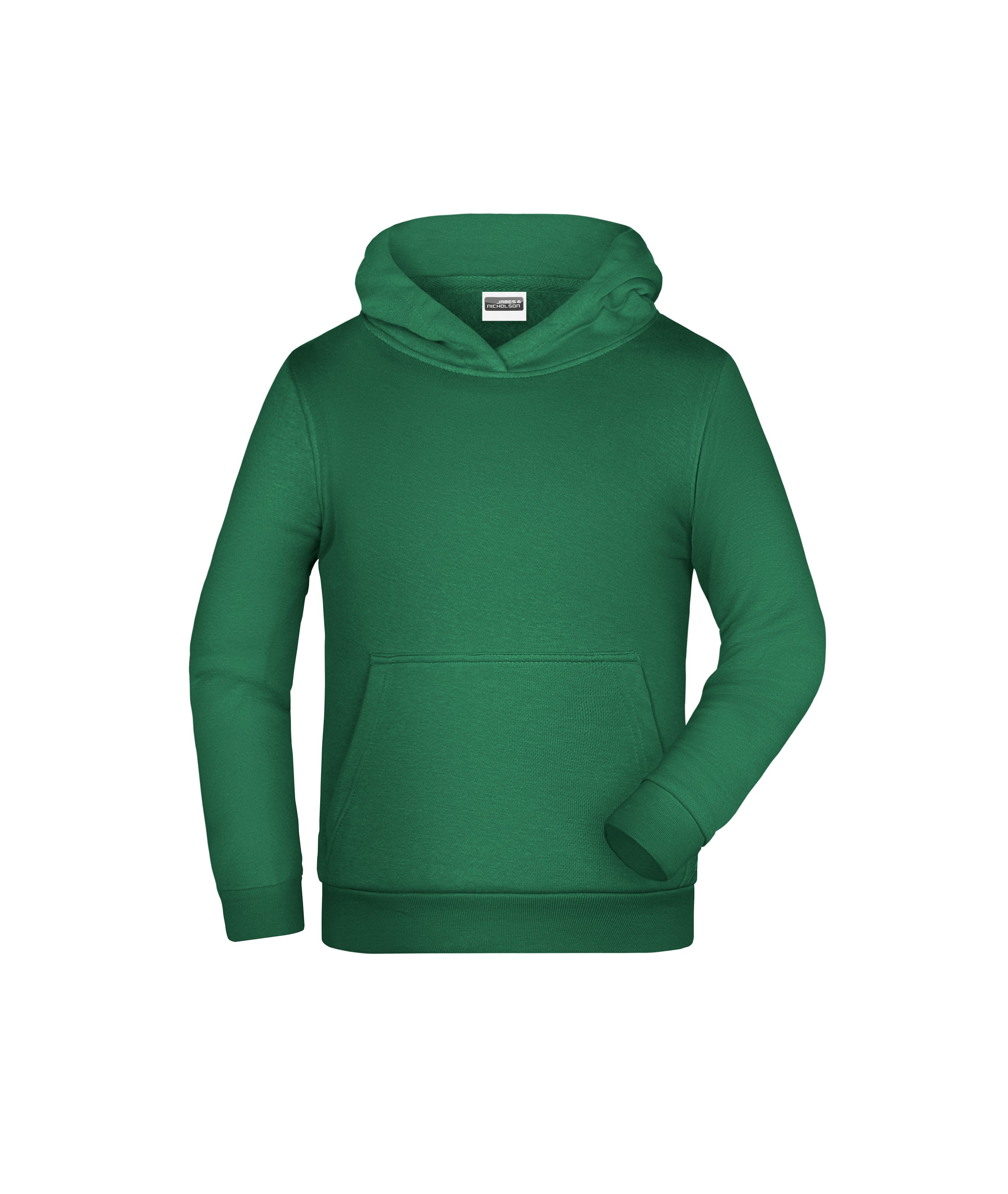 James & Nicholson Kinder Kapuzensweatshirt irish-green
