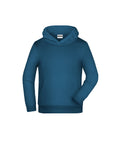 James & Nicholson Kinder Kapuzensweatshirt petrol