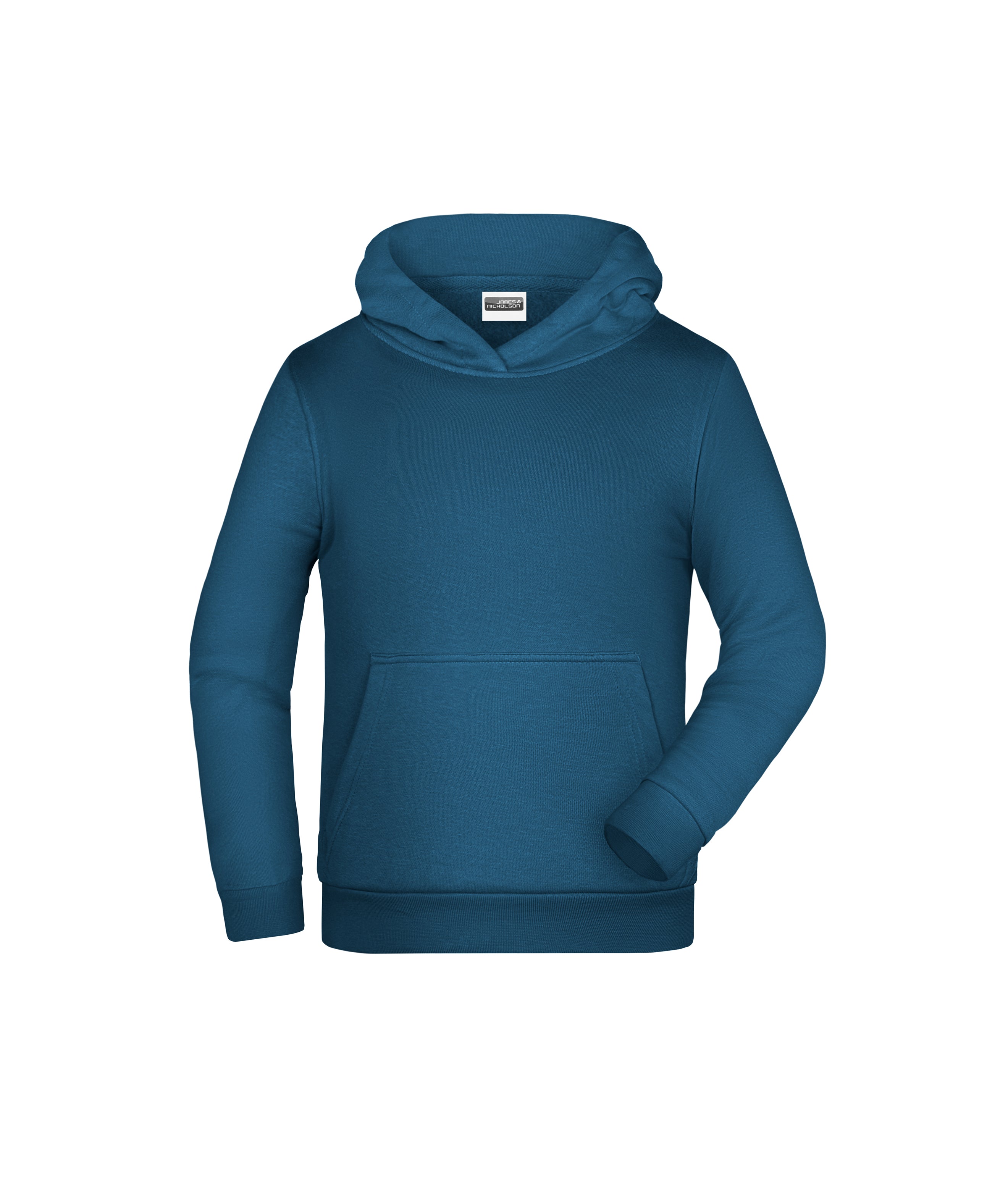 James & Nicholson Kinder Kapuzensweatshirt petrol