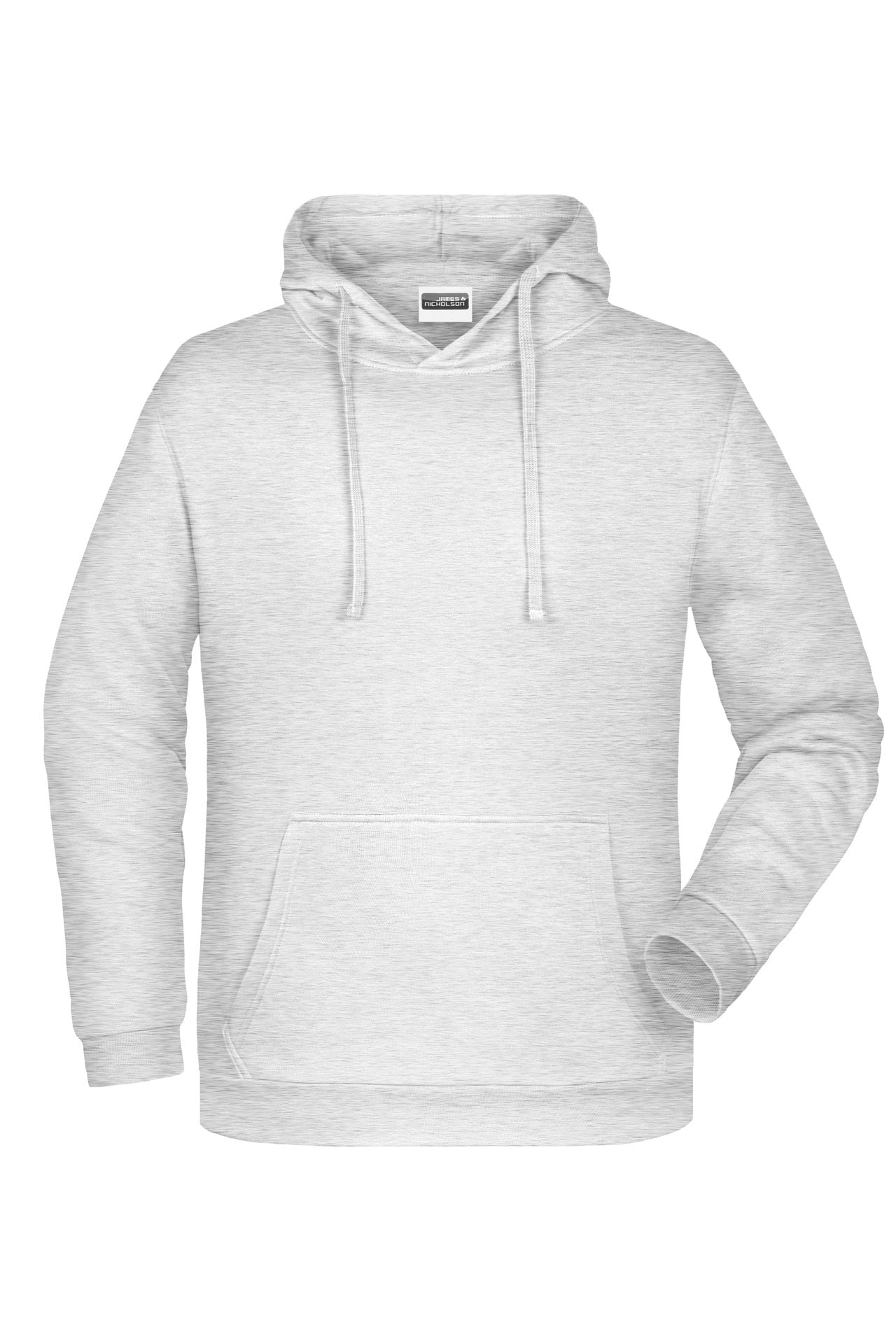 James & Nicholson Herren Kapuzensweatshirt ash