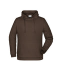 James & Nicholson Herren Kapuzensweatshirt brown