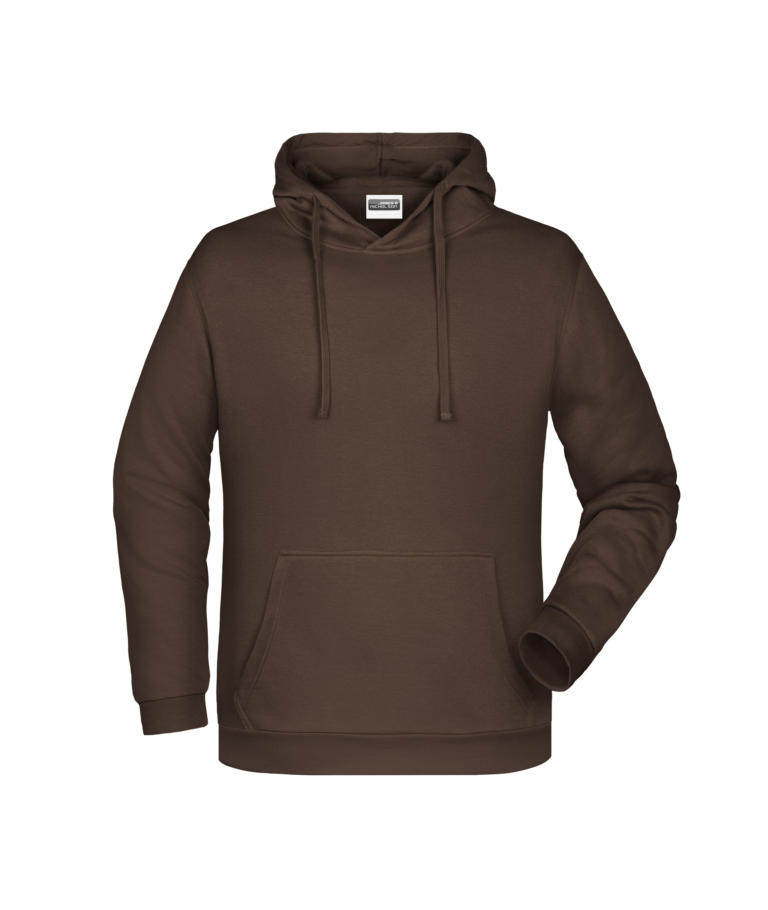 James & Nicholson Herren Kapuzensweatshirt brown