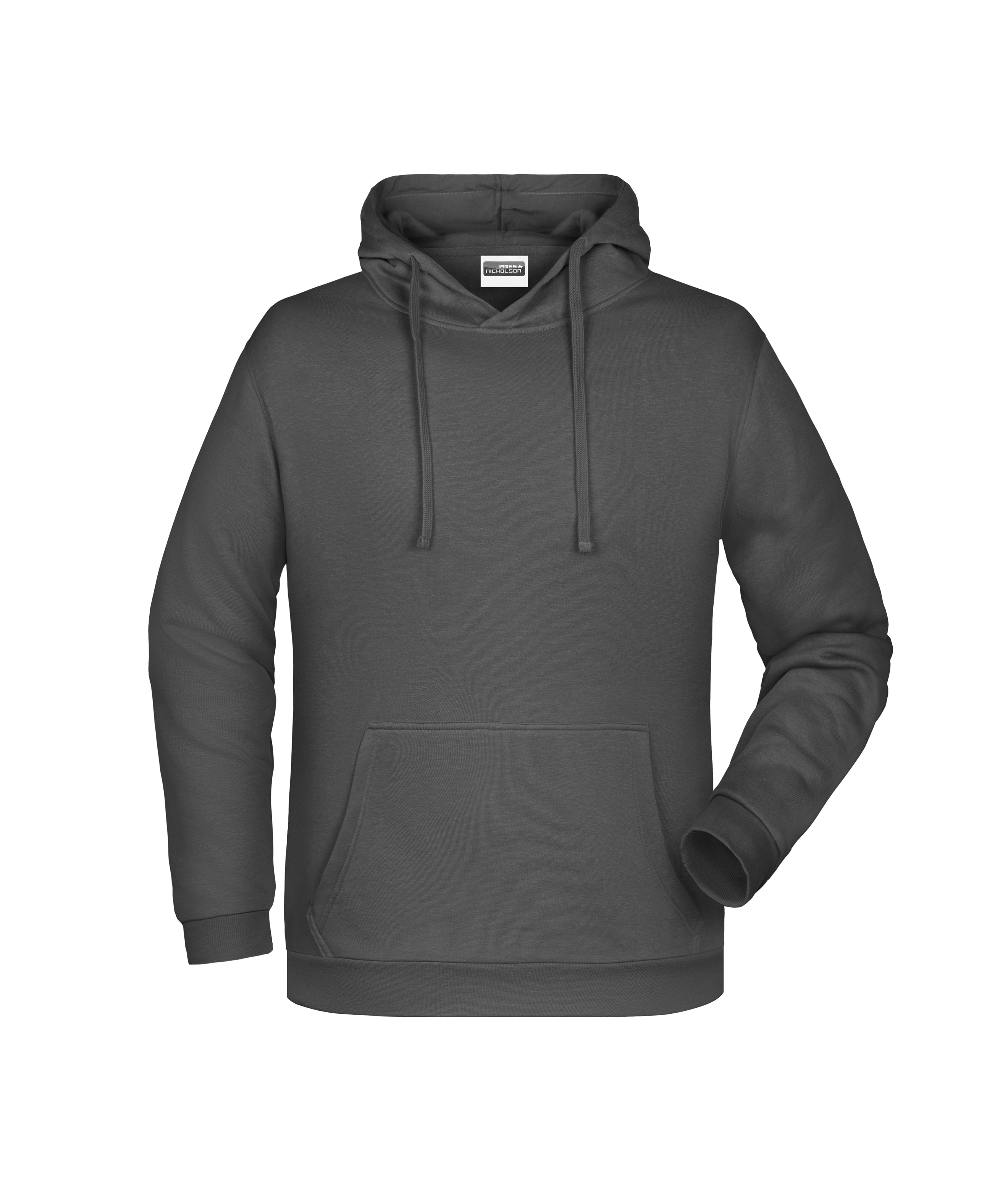 James & Nicholson Herren Kapuzensweatshirt graphite
