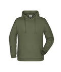 James & Nicholson Herren Kapuzensweatshirt olive