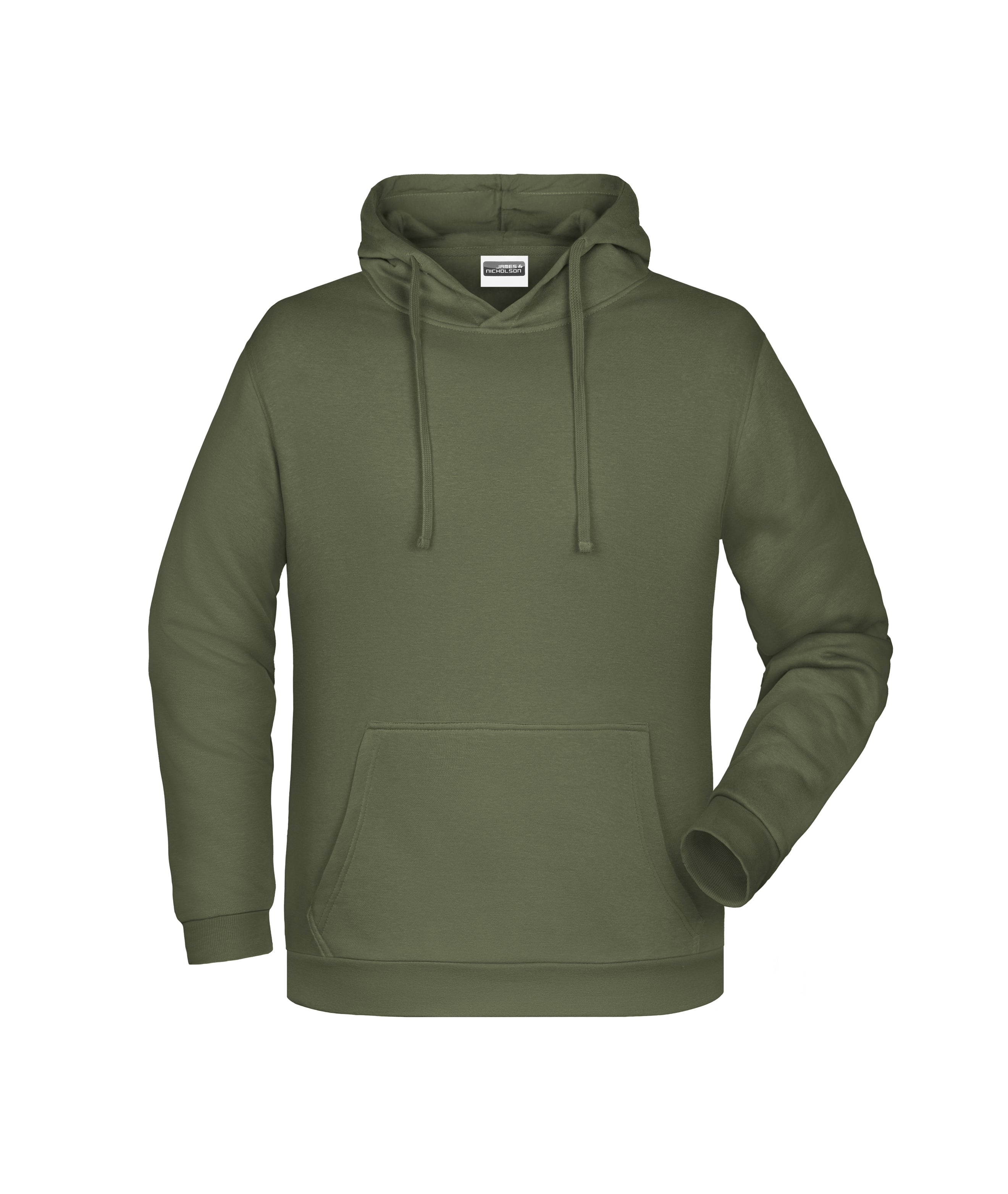 James & Nicholson Herren Kapuzensweatshirt olive