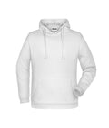 James & Nicholson Herren Kapuzensweatshirt white
