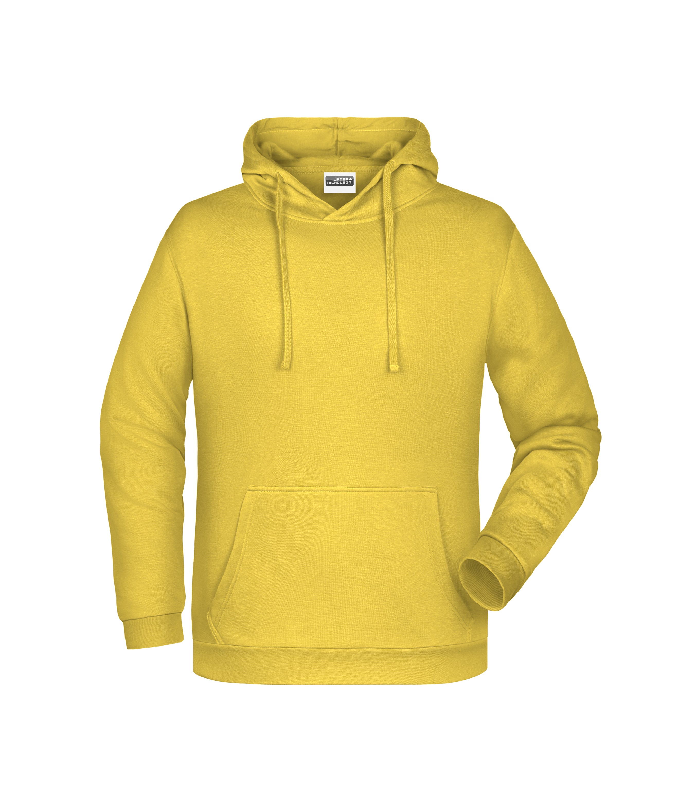 James & Nicholson Herren Kapuzensweatshirt yellow