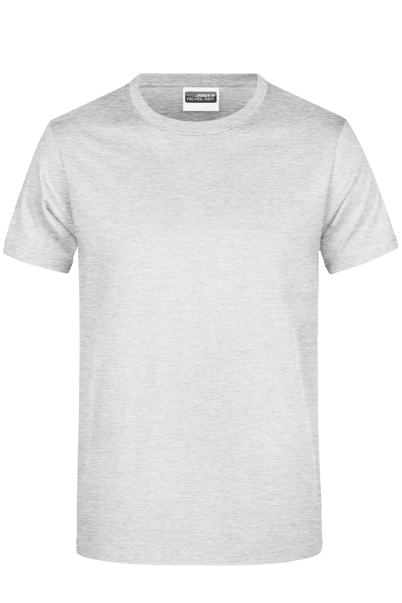 James & Nicholson Herren Basic T-Shirt ash