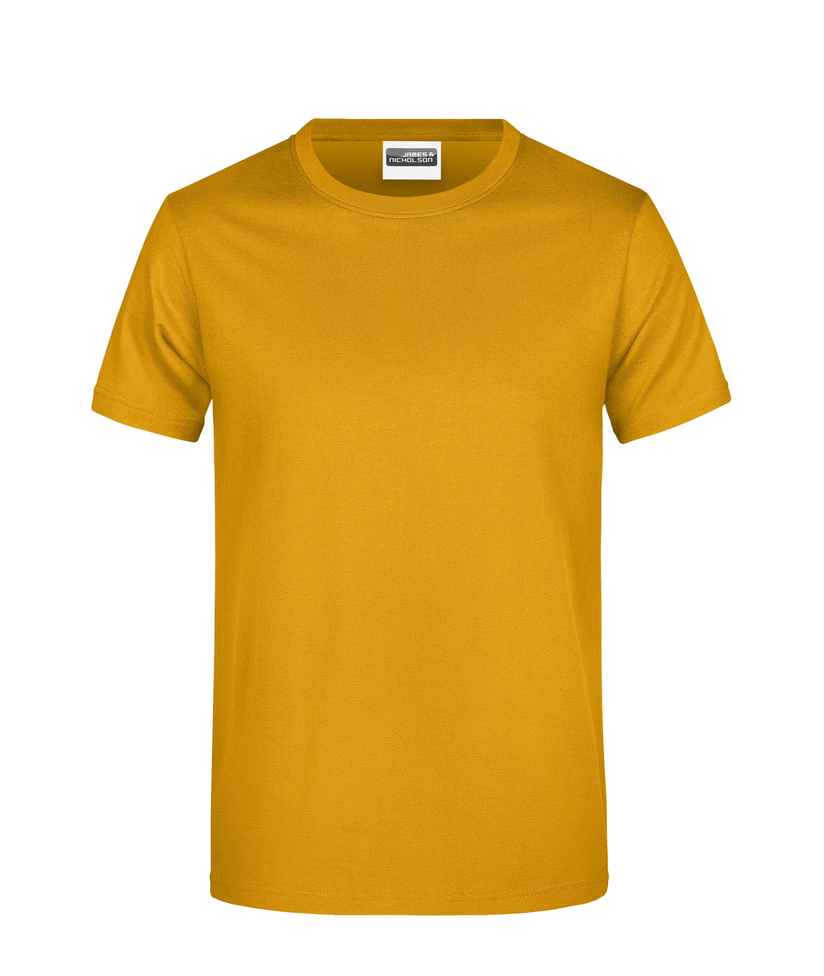 James & Nicholson Herren Basic T-Shirt gold-yellow