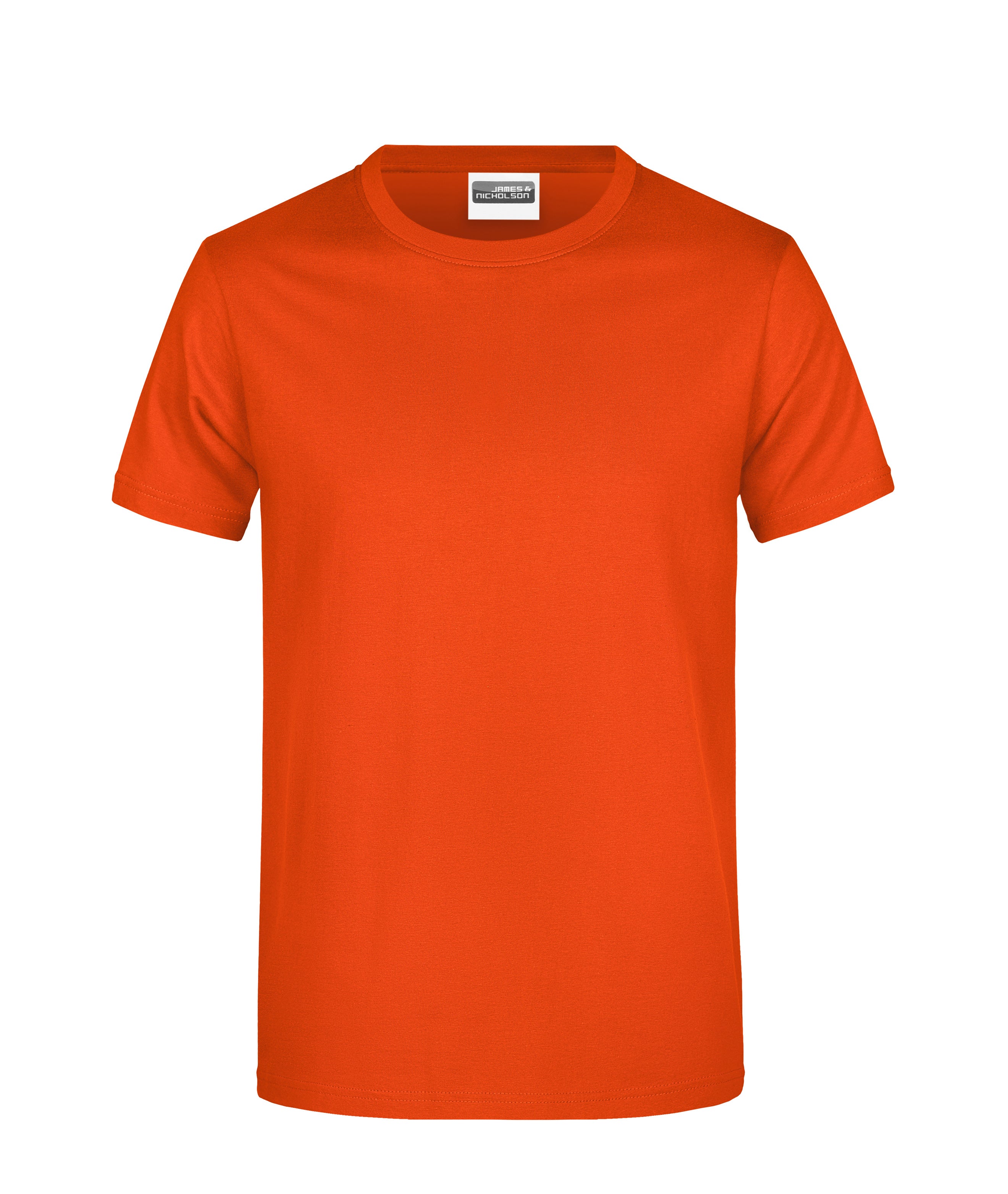 James & Nicholson Herren Basic T-Shirt orange