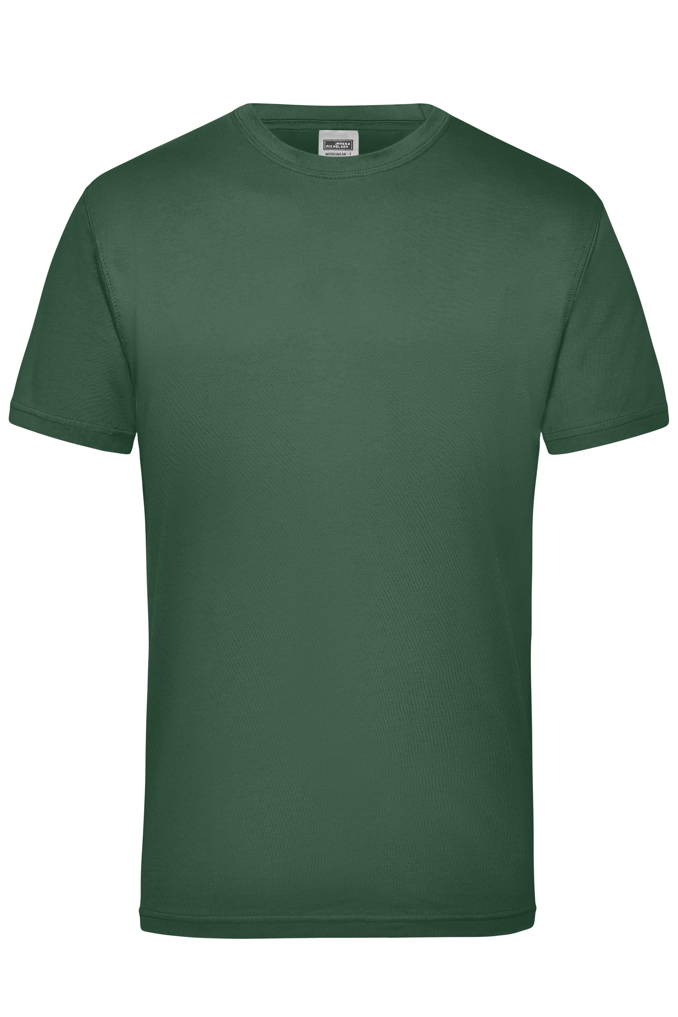 James & Nicholson Herren Work T-Shirt dark-green