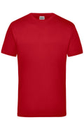 James & Nicholson Herren Work T-Shirt red