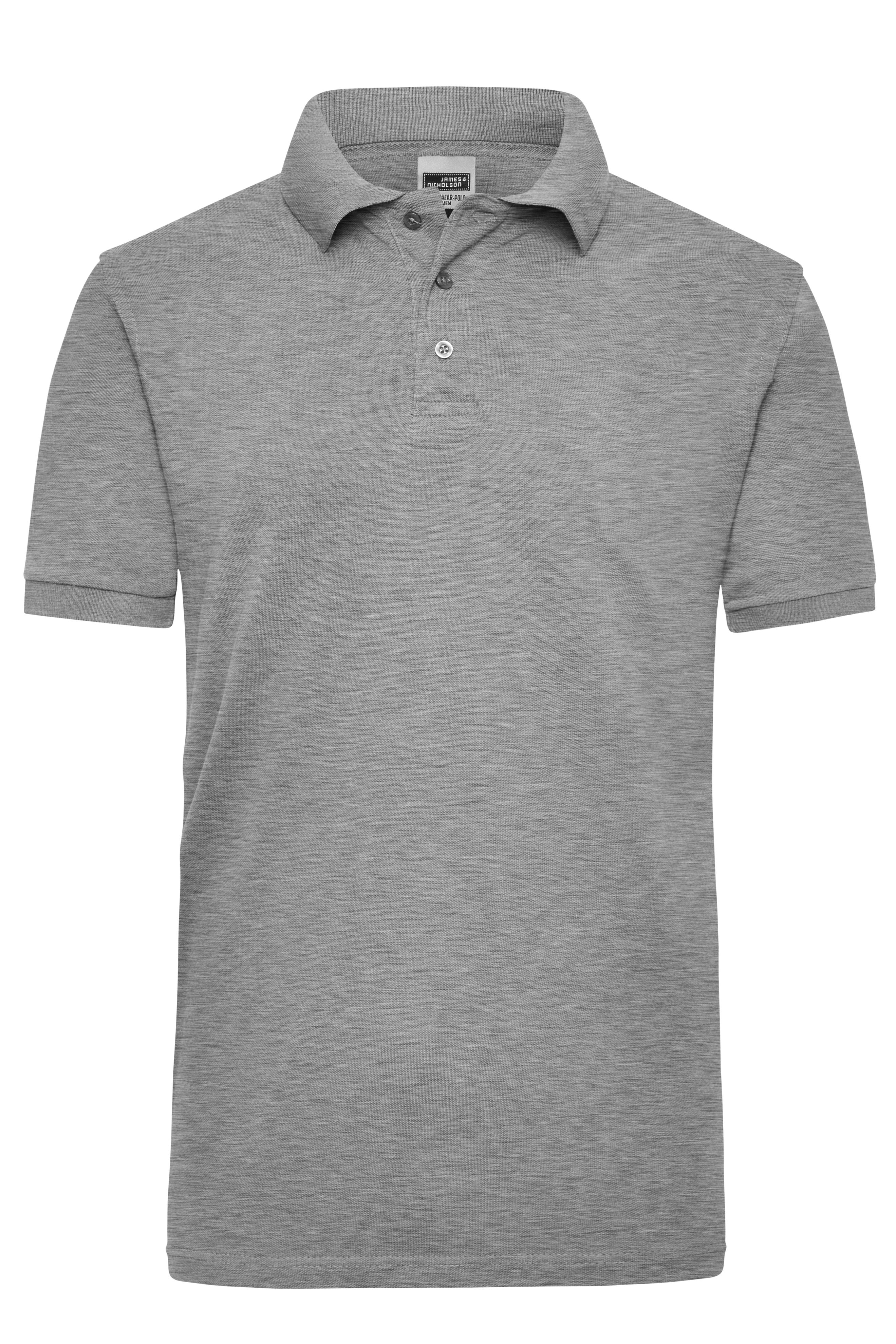 James & Nicholson Herren Work Poloshirt grey-heather
