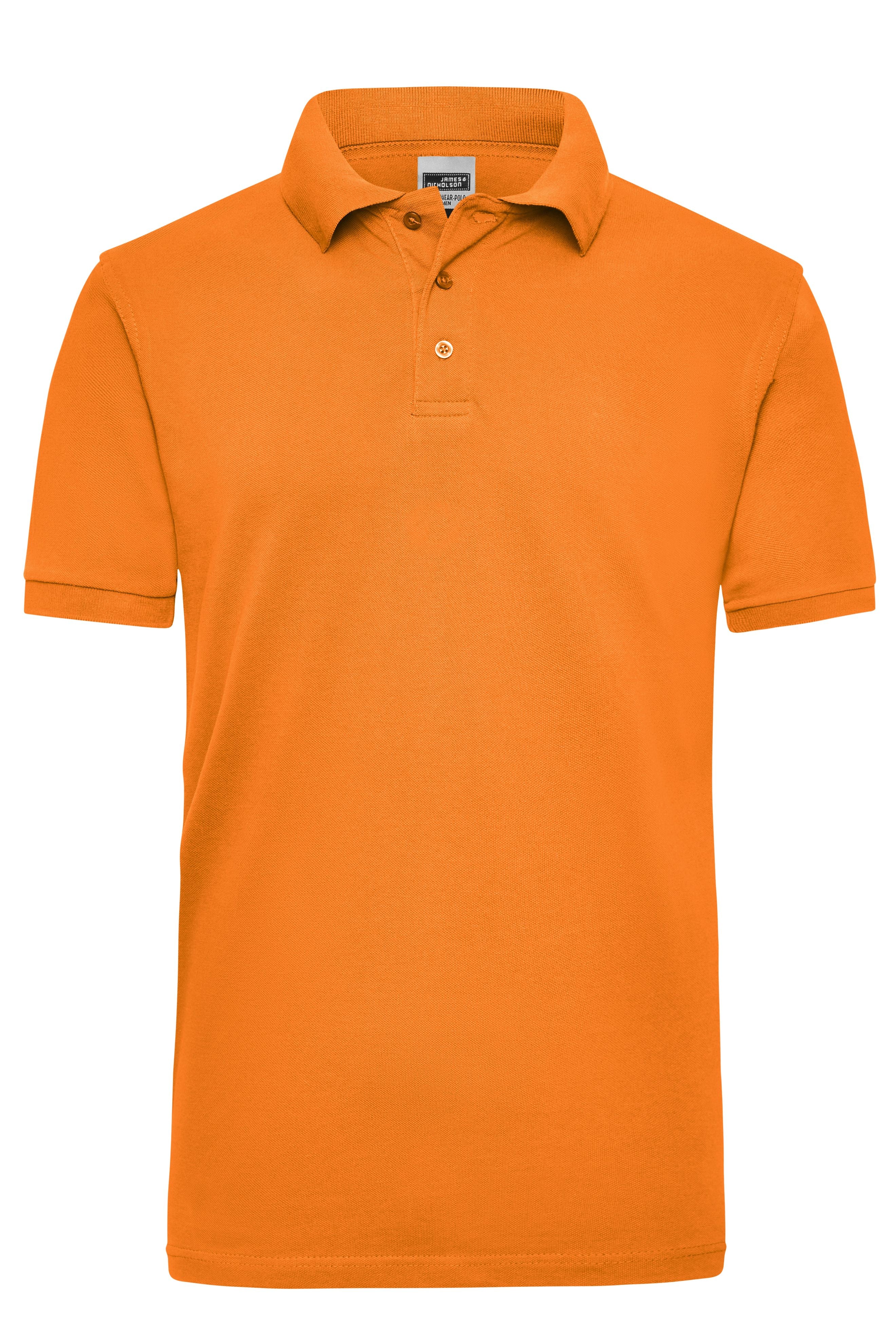 James & Nicholson Herren Work Poloshirt orange