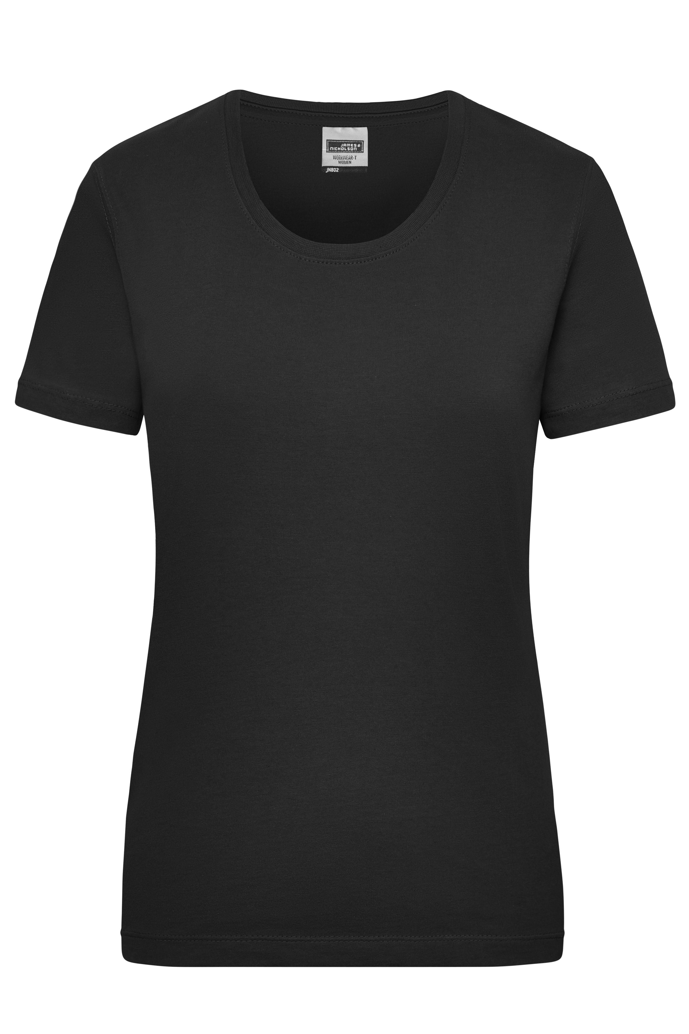 James & Nicholson Damen Work T-Shirt black