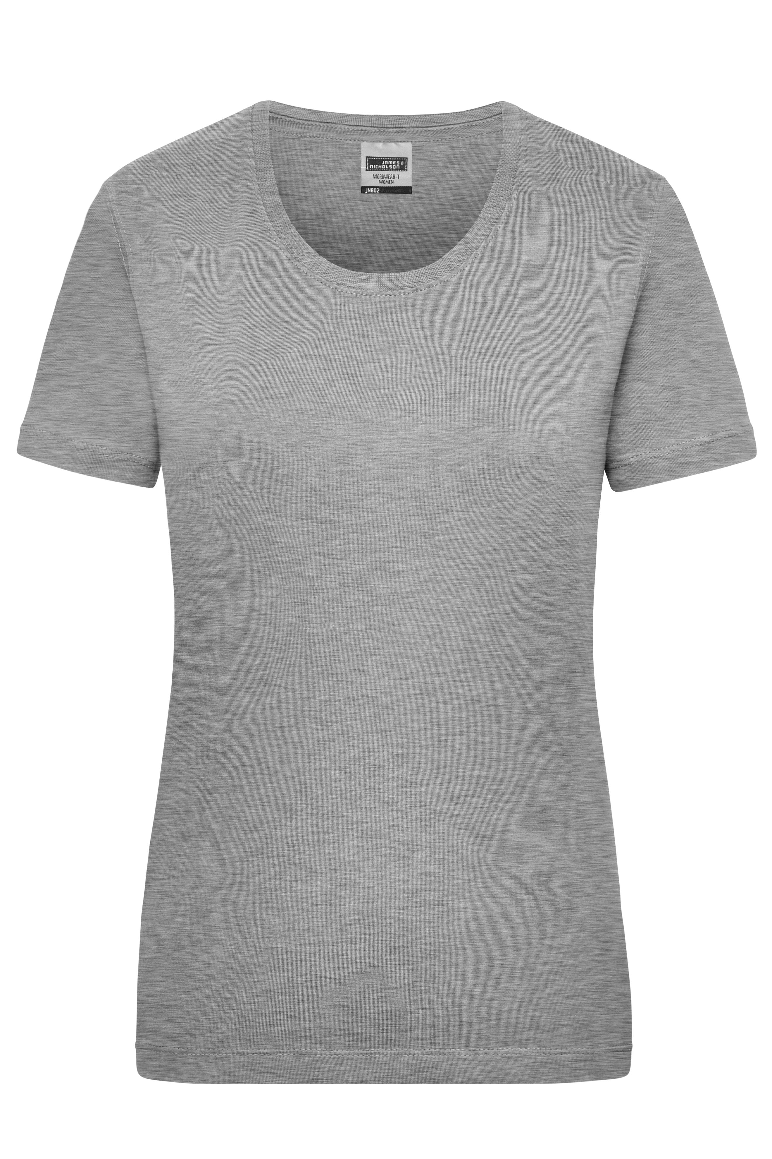 James & Nicholson Damen Work T-Shirt grey-heather
