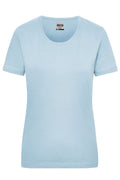 James & Nicholson Damen Work T-Shirt light-blue