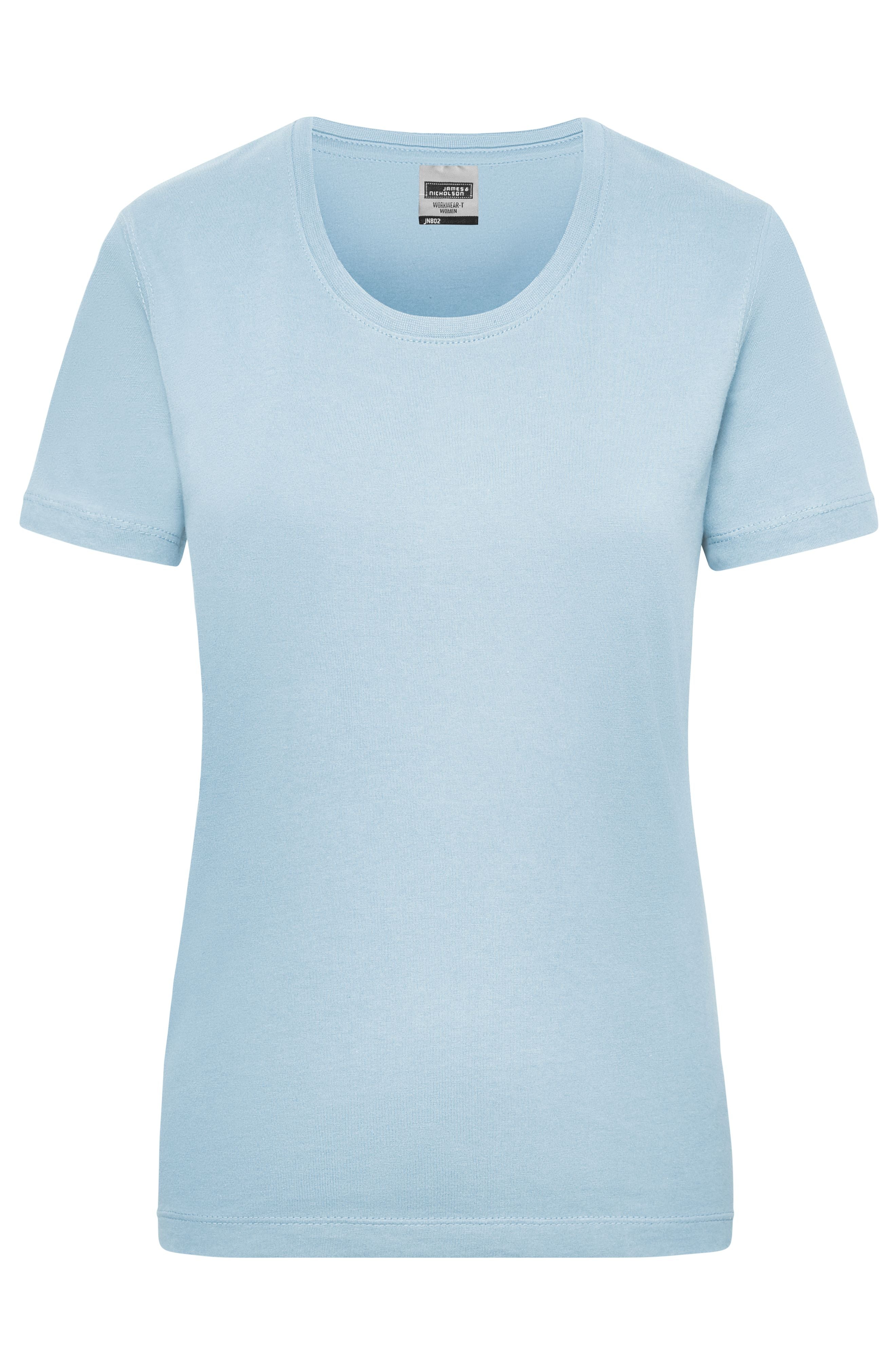James & Nicholson Damen Work T-Shirt light-blue