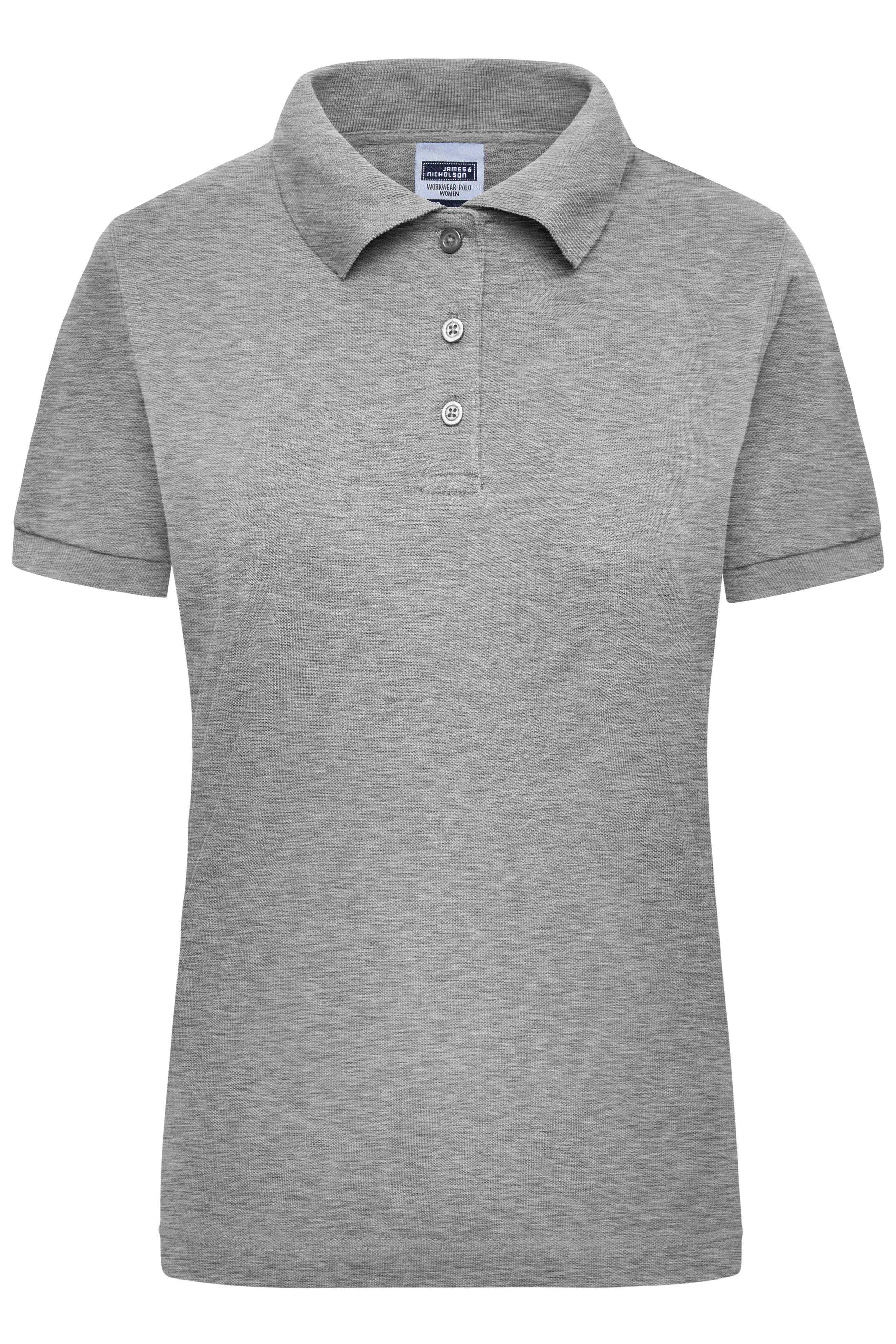 James & Nicholson Damen Work Polo grey-heather