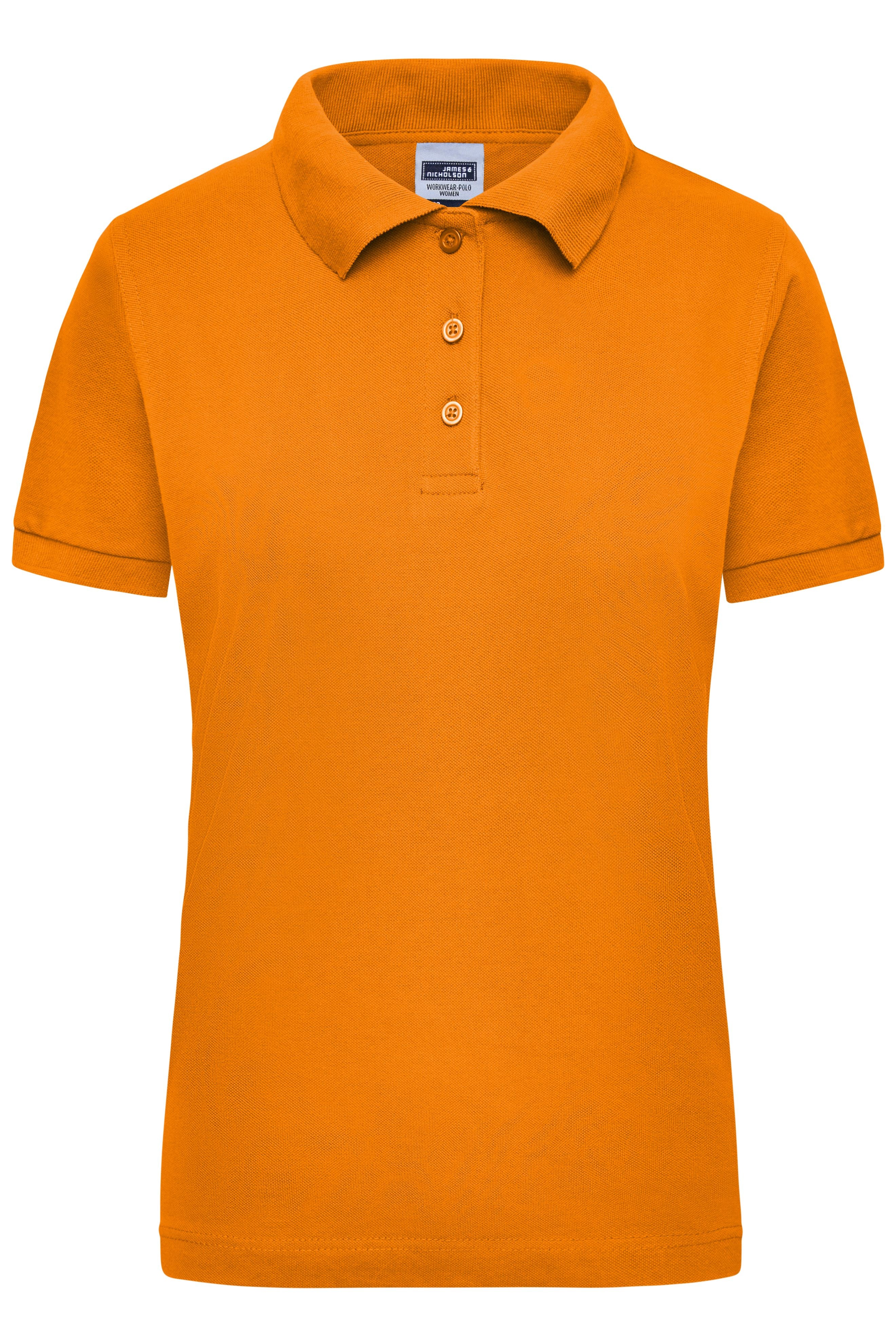 James & Nicholson Damen Work Polo orange