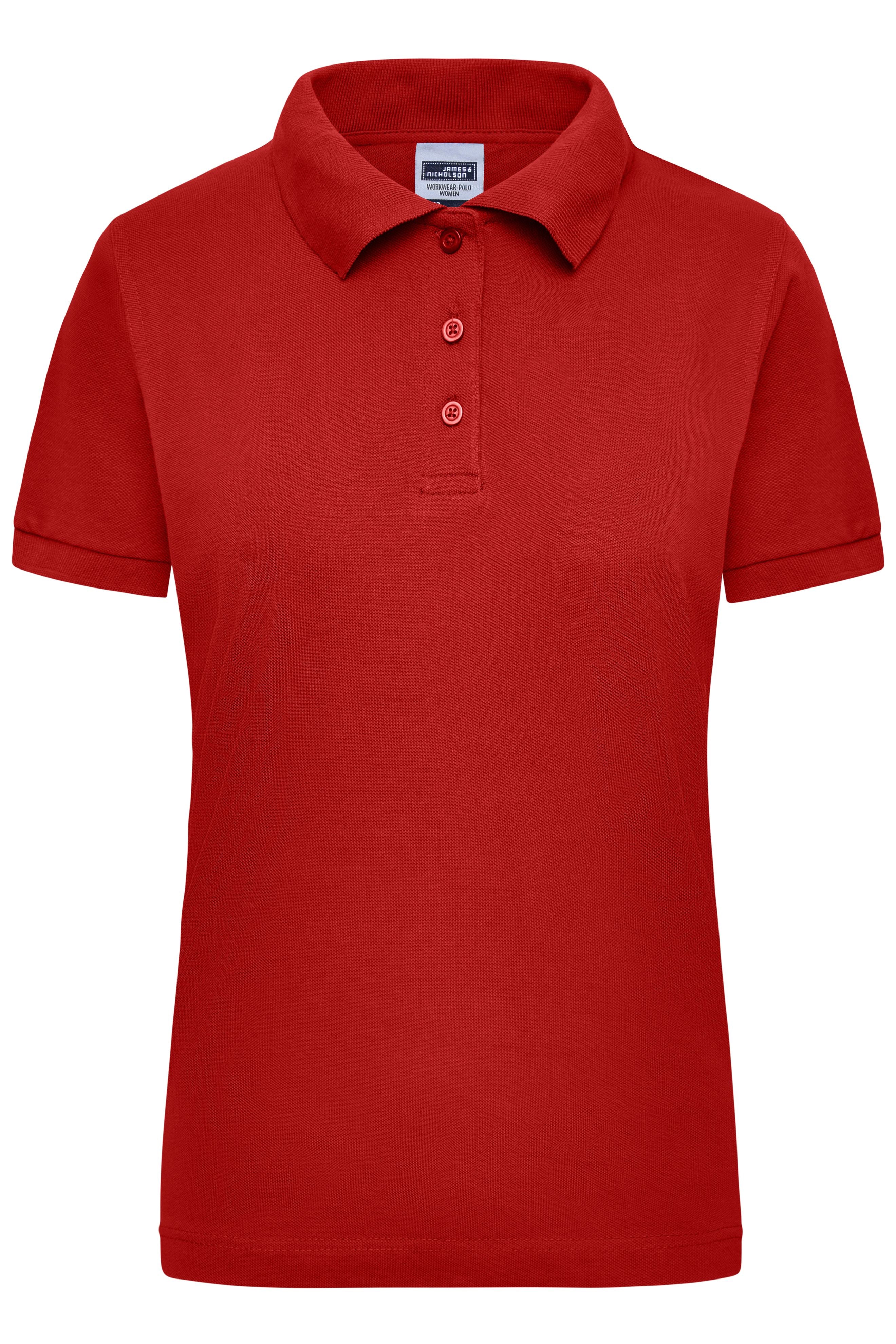 James & Nicholson Damen Work Polo red