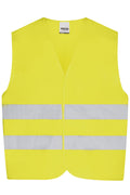 James & Nicholson Fluoreszierende Kinder Sicherheitsweste fluorescent-yellow