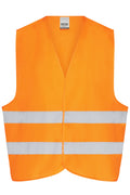 James & Nicholson Fluoreszierende Sicherheitsweste fluorescent-orange