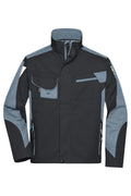 James & Nicholson Workwear Jacke black/carbon