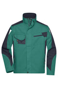 James & Nicholson Workwear Jacke dark-green/black