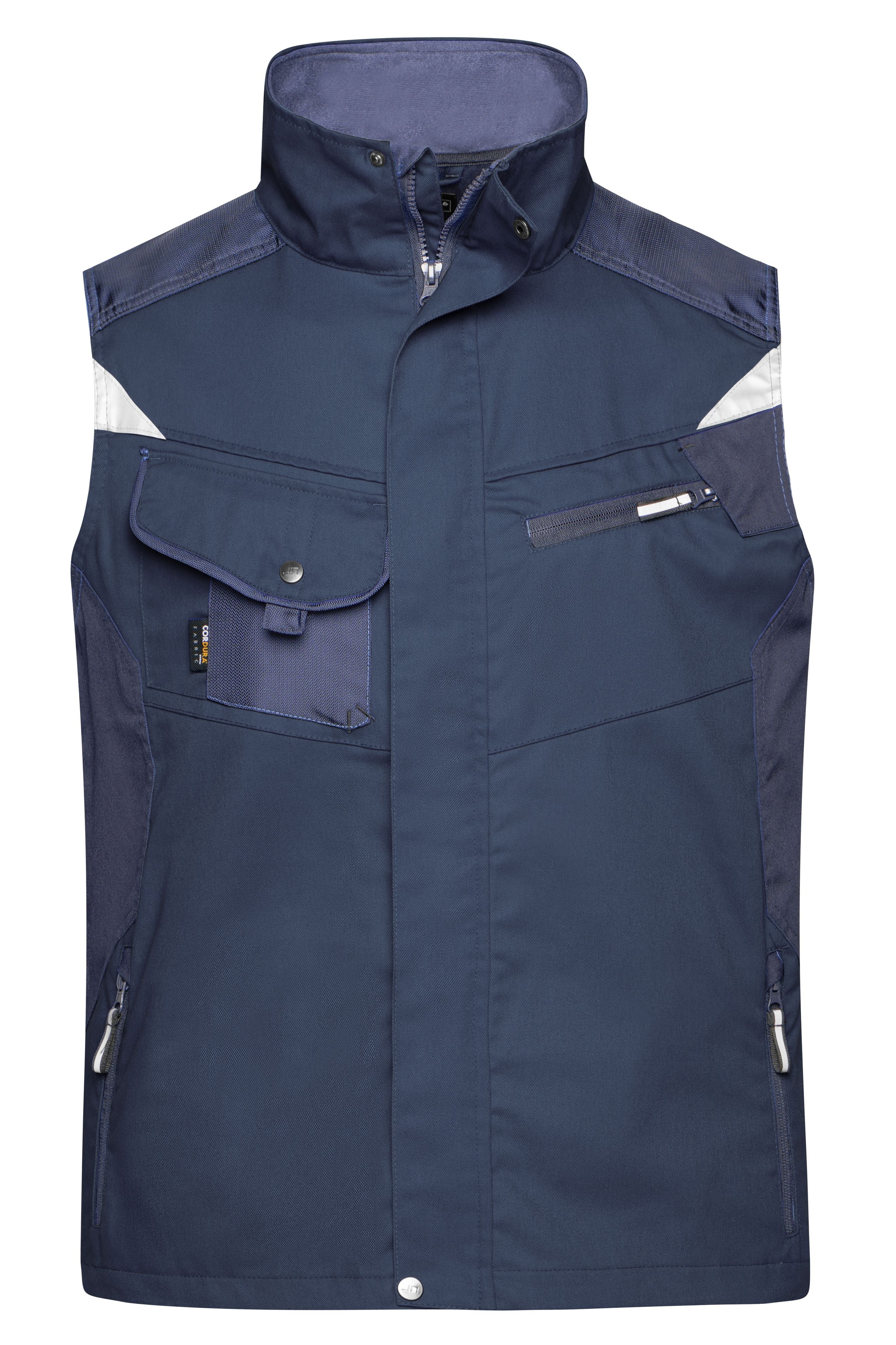 James & Nicholson Workwear Weste navy/navy