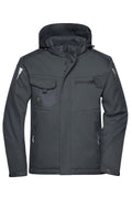 James & Nicholson Workwear Winter Softshell Jacke black/black