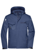 James & Nicholson Workwear Winter Softshell Jacke navy/navy